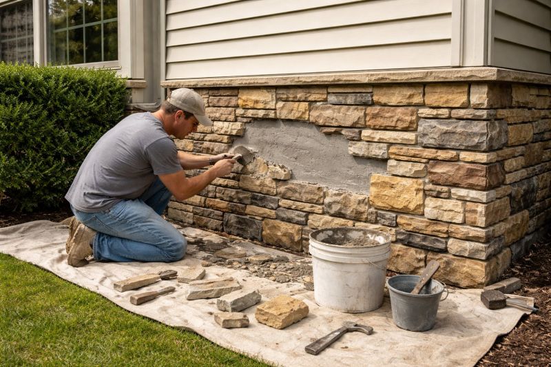 Stone Veneer Repair in Twin Falls County, ID